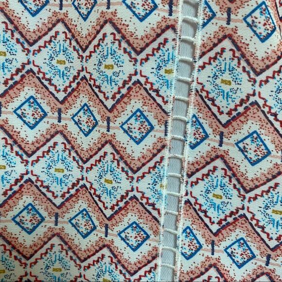 Skies are Blue Reginald Crochet Aztec Shirt Medium - Picture 2 of 6